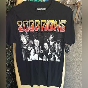 Black Short Sleeve Graphic Tee - Band Logo